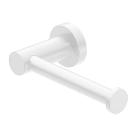 Nero Mecca Toilet Roll Holder - Matte White-NR1986MW-blue-leaf-bathware