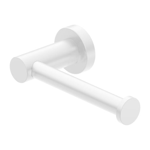 Nero Mecca Toilet Roll Holder - Matte White-NR1986MW-blue-leaf-bathware