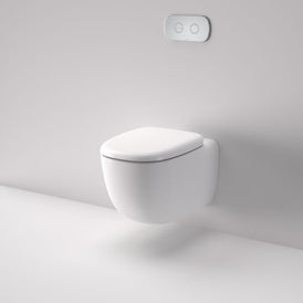 Caroma Contura II Cleanflush Wall Hung Invisi Series II Suite - White
