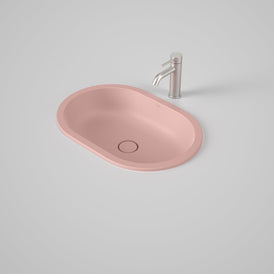 Caroma Liano II 580mm Pill Under/Over Counter Basin - Matte Pink