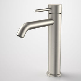 Caroma Liano II Mid Tower Basin Mixer - Brushed Nickel