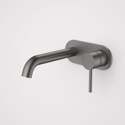 Caroma Liano II 175mm Wall Basin/Bath Mixer Single Plate - Gun Metal