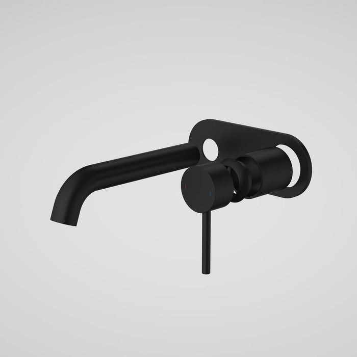 Caroma Liano II 175mm Wall Basin/Bath Single Plate (Trim-Kit) - Matte Black