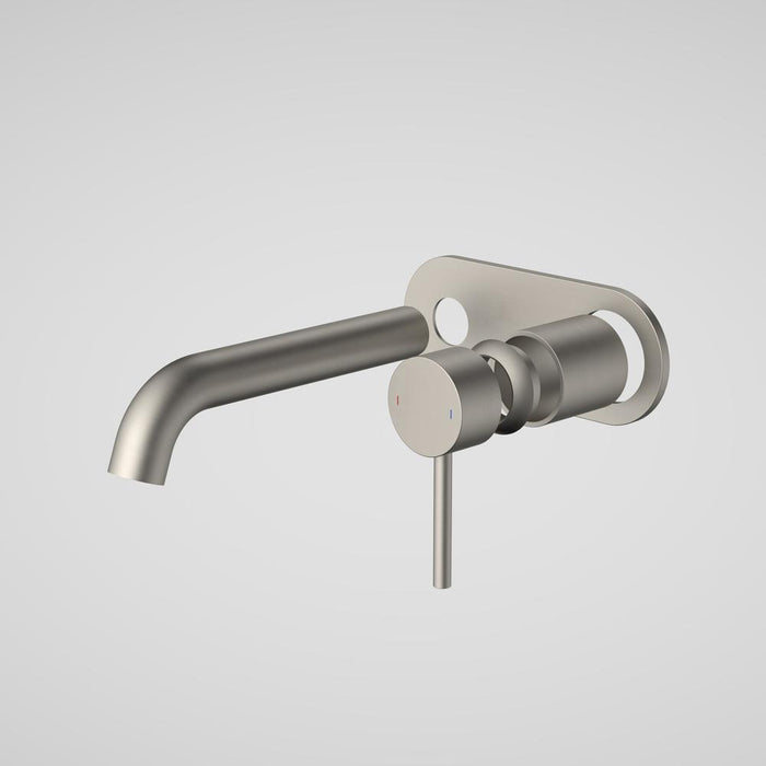 Caroma Liano II 175mm Wall Basin/Bath Single Plate (Trim-Kit) - Brushed Nickel