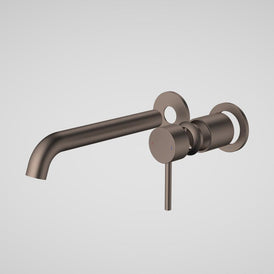 Caroma Liano II 210mm Wall Basin/Bath Twin Plate (Trim-Kit) - Brushed Bronze