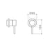 Caroma Liano II Bath/Shower Mixer (Trim-Kit) - Brushed Nickel - Technical Drawing