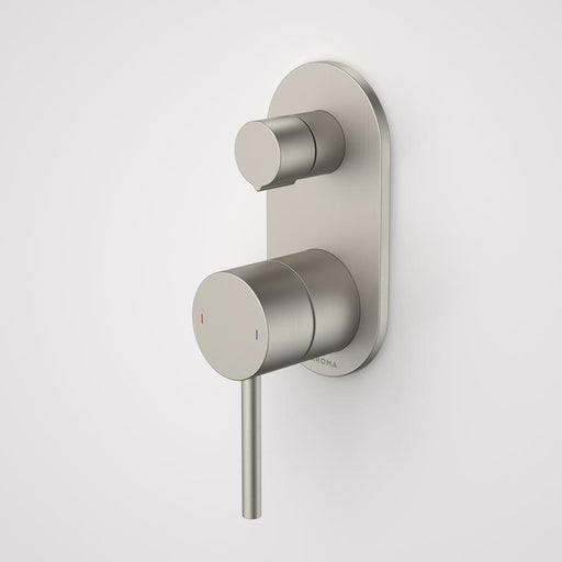 Caroma Liano II Bath/Shower Mixer With Diverter - Brushed Nickel