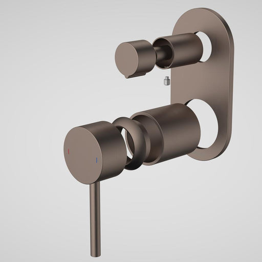 Caroma Liano II Bath/Shower Mixer With Diverter (Trim-Kit) - Brushed Bronze