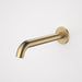 Caroma Liano II 210mm Basin/Bath Outlet - Brushed Brass