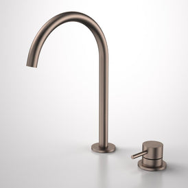 Caroma Liano II Hob Basin/Sink Mixer Set 200mm - Brushed Bronze