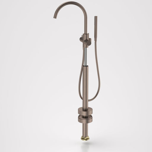 Caroma Liano II Freestanding Bath Filler with Hand Shower (Trim-Kit) - Brushed Bronze