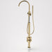 Caroma Liano II Freestanding Bath Filler with Hand Shower (Trim-Kit) - Brushed Brass