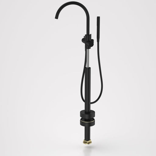 Caroma Liano II Freestanding Bath Filler with Hand Shower (Trim-Kit) - Black