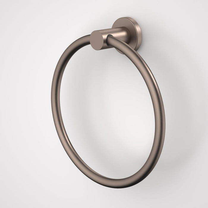 Caroma Liano II Towel Ring - Brushed Bronze