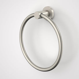 Caroma Liano II Towel Ring - Brushed Nickel