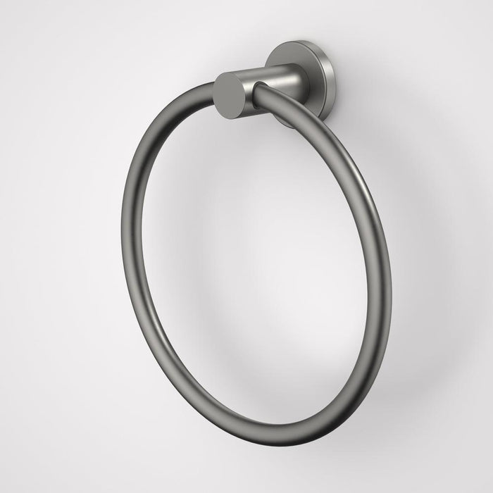 Caroma Liano II Towel Ring - Gun Metal