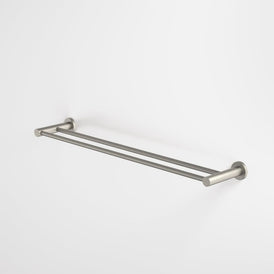 Caroma Liano II Double Towel Rail 640mm - Brushed Nickel