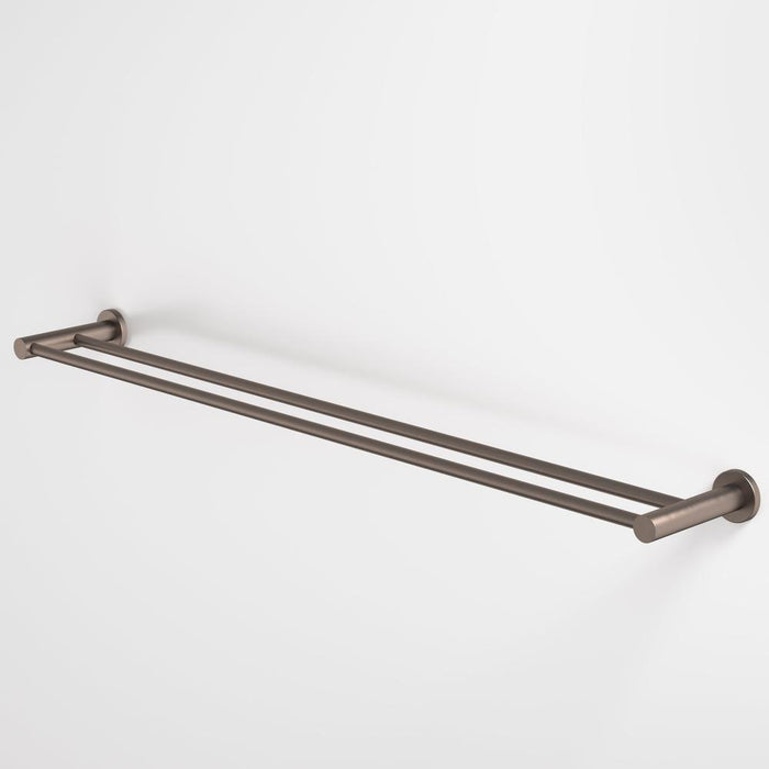 Caroma Liano II Double Towel Rail 840mm - Brushed Bronze