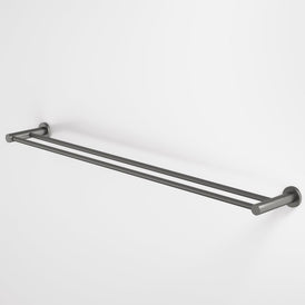 Caroma Liano II Double Towel Rail 840mm - Gun Metal