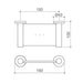 Caroma Liano II Soap Dish - Brushed Bronze - Technical Drawing