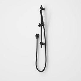 Caroma Liano II 3 Function Microphone Rail Shower - Black
