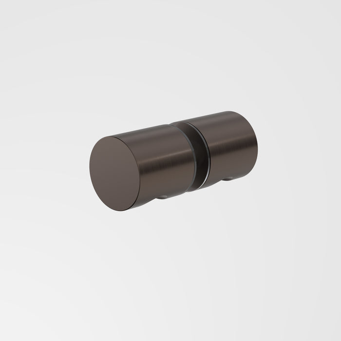 Caroma Shower Door Handle - Round - Brushed Bronze
