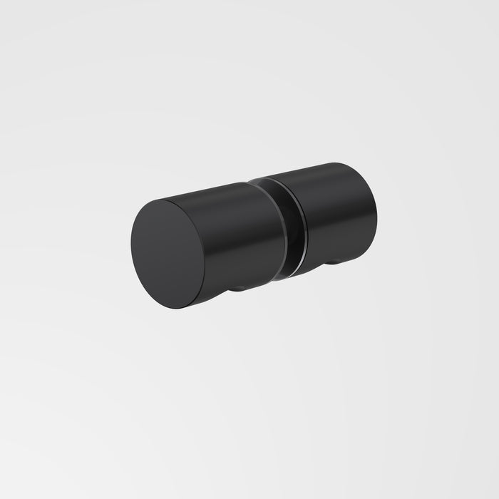 Caroma Shower Door Handle - Round - Matte Black