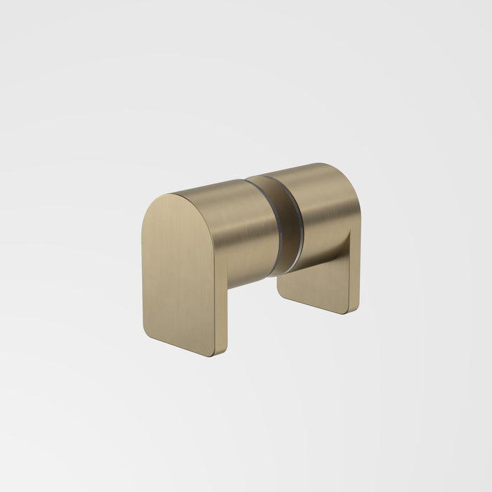 Caroma Shower Door Handle - Lever - Brushed Brass