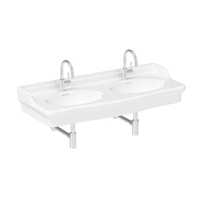 ADP Castellana 1260 Wall Hung Basin - Gloss White-TOPCCAS126CGW-blue-leaf-bathware