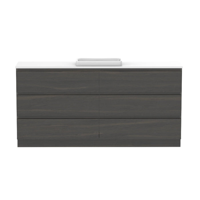 ADP Glacier Ensuite All-Drawer Trio Freestanding Vanity - Lite-GLLEAT1800WKCCP-blue-leaf-bathware