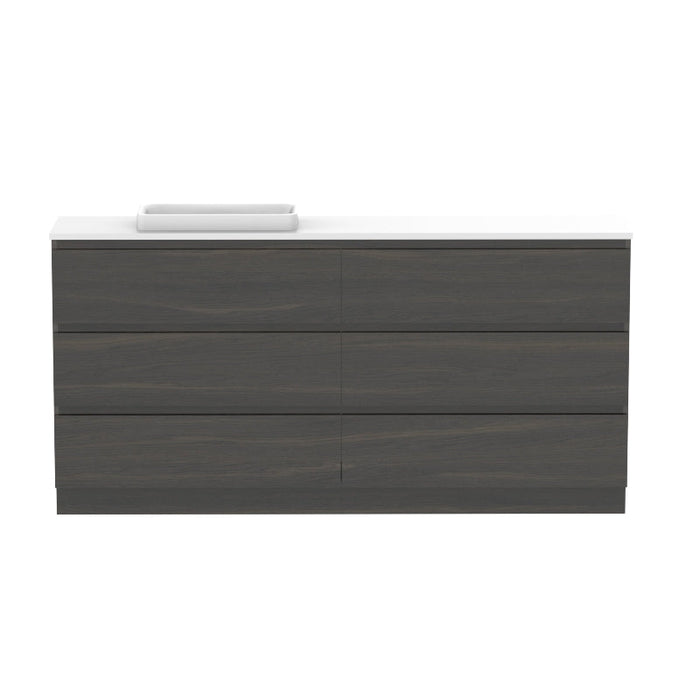 ADP Glacier Ensuite All-Drawer Trio Freestanding Vanity - Lite-GLLEAT1800WKLCP-blue-leaf-bathware