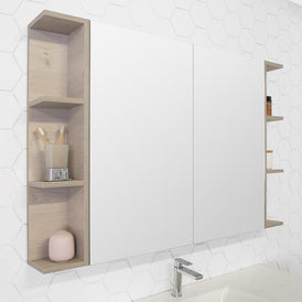 ADP Glacier Shelf Shaving Cabinet - Lite-blue-leaf-bathware