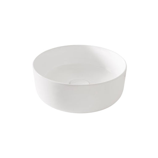 ADP Maggie Ceramic Above Counter Basin - White Matte-TOPCMAG300MW-blue-leaf-bathware