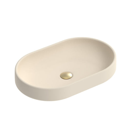 ADP Norma Concrete Above Counter Basin - Butter-TOPONOR550BU-blue-leaf-bathware