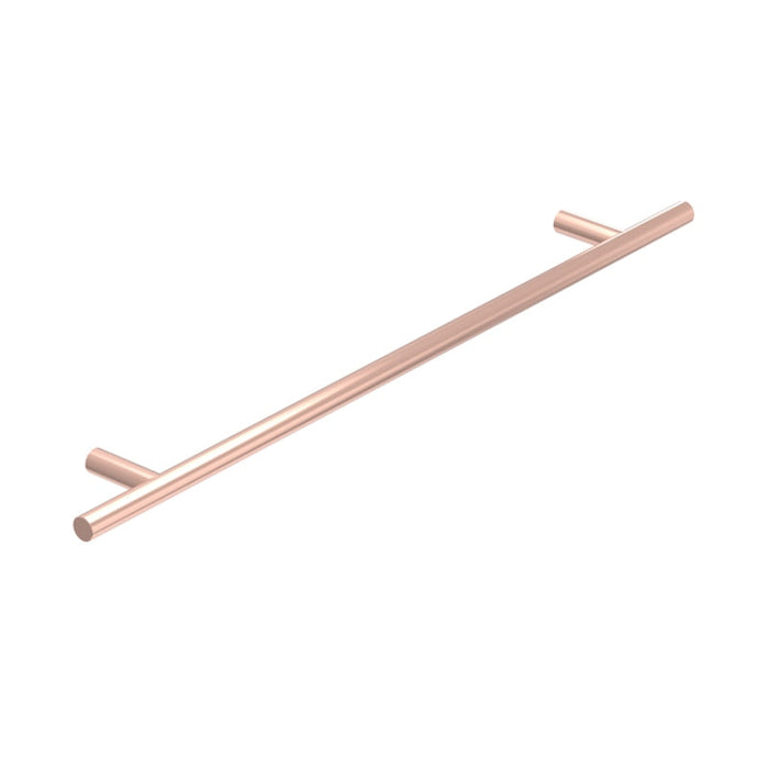 ADP Round Cross Bar Polished Rose Gold-HANDRNDCR224PR-blue-leaf-bathware