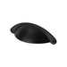 ADP Seashell Matte Black-HANDSEASH064MBK-blue-leaf-bathware