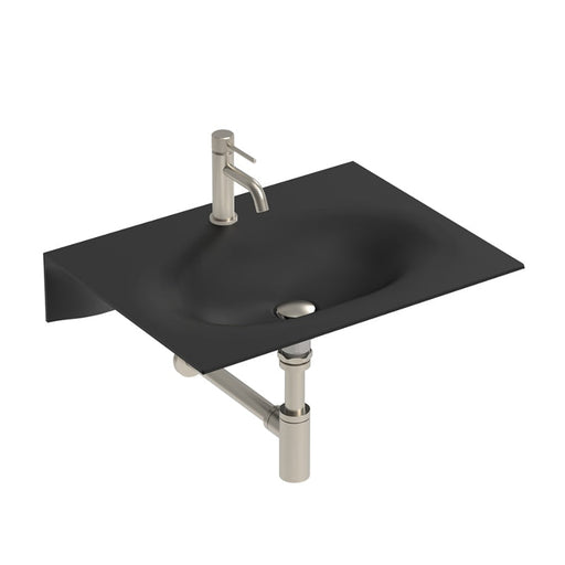 ADP Veil Wall Hung Basin - Matte Black-TOPCVEL060CMB-blue-leaf-bathware