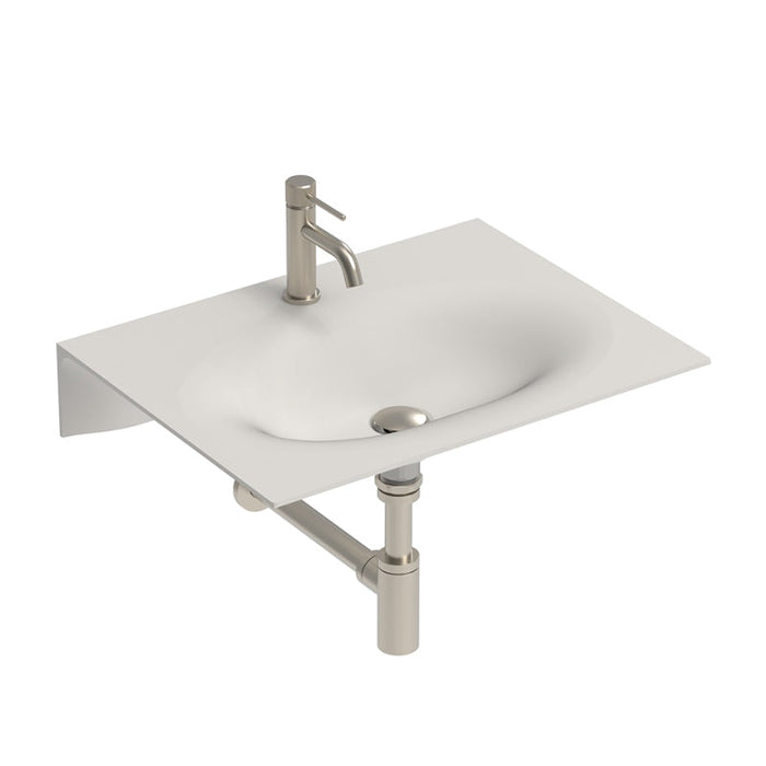 ADP Veil Wall Hung Basin - Matte Pearl-TOPCVEL060CMW-blue-leaf-bathware