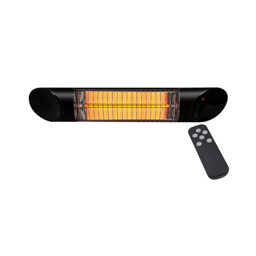 Thermogroup Ash 1200W Mid-Wave Outdoor Heater - Black