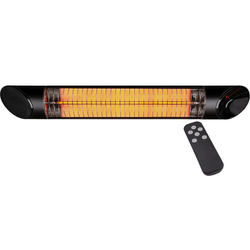 Thermogroup Ash 2500W Mid-Wave Outdoor Heater - Black