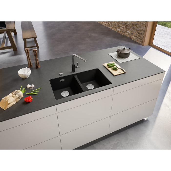 Franke Maris Double Bowl Sink - Onyx