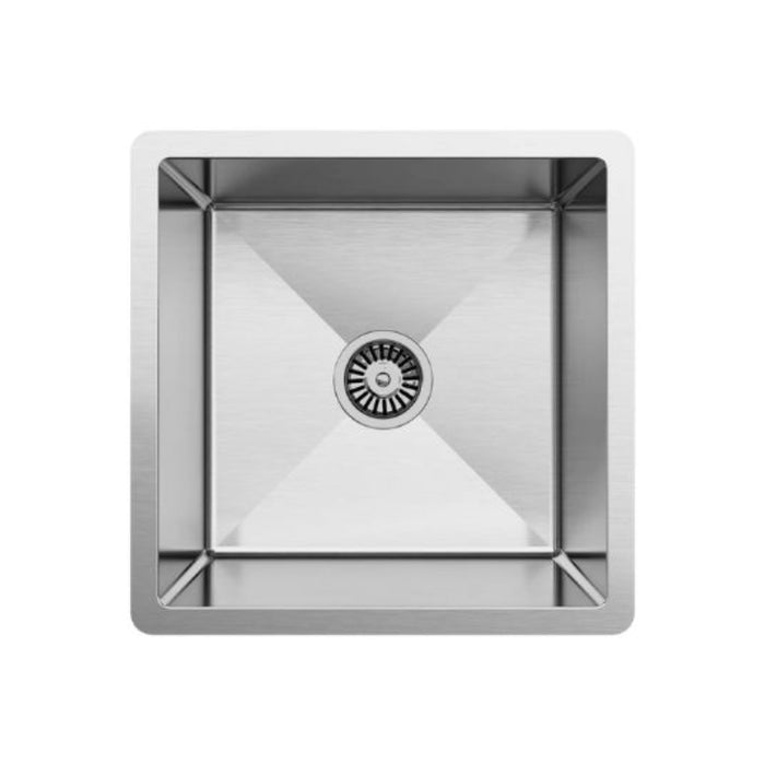 Vellano Arraso 450mm Single Bowl Kitchen Sink - Stainless Steel