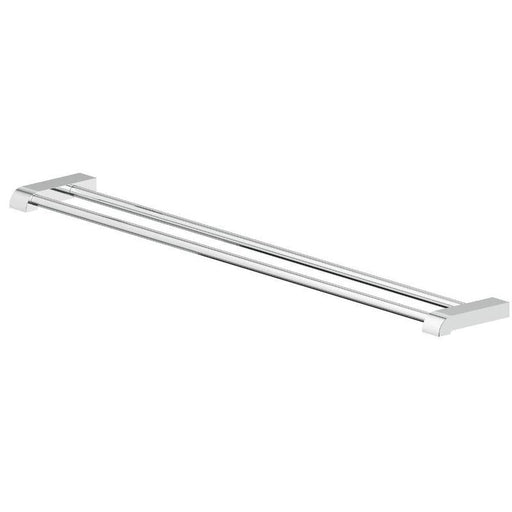 Abey Park Avenue Adjustable Double Towel Rail 760mm Chrome-LDTR-blue-leaf-bathware