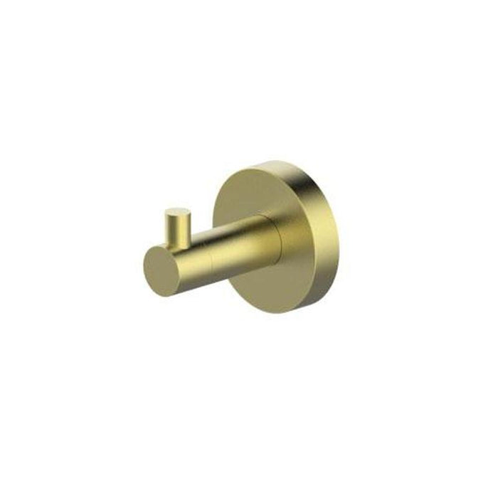 Abey Piccolo Mondo Robe Hook Brushed Brass-PRH-BB-blue-leaf-bathware