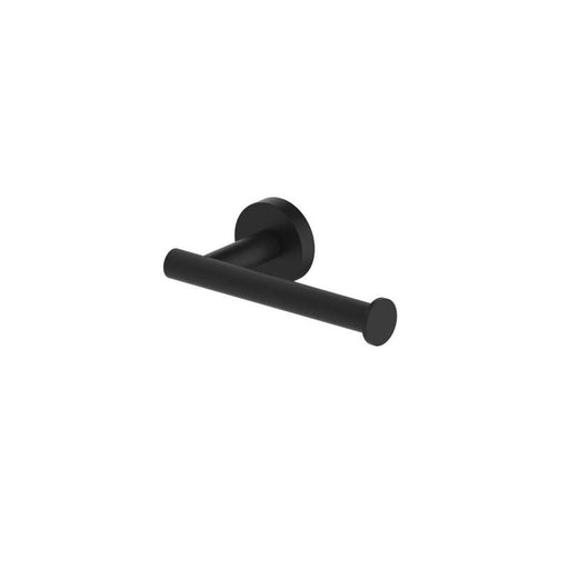 Abey Piccolo Mondo Toilet Roll Holder Black-PTRH-B-blue-leaf-bathware