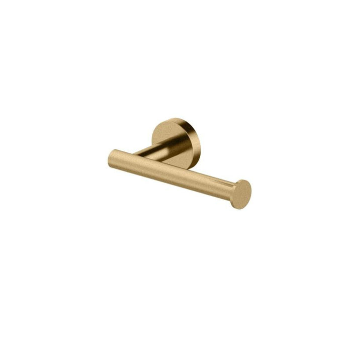 Abey Piccolo Mondo Toilet Roll Holder Brushed Brass-PTRH-BB-blue-leaf-bathware