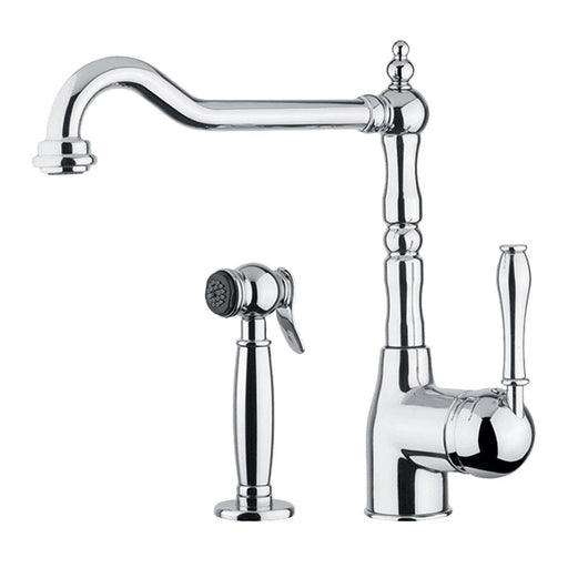 Abey Provincial Kitchen Mixer with Side Spray - Chrome-400073-blue-leaf-bathware