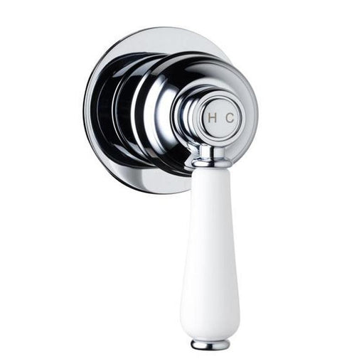 Abey Provincial Shower Wall Mixer Complete Brushed Nickel-9060BN-blue-leaf-bathware