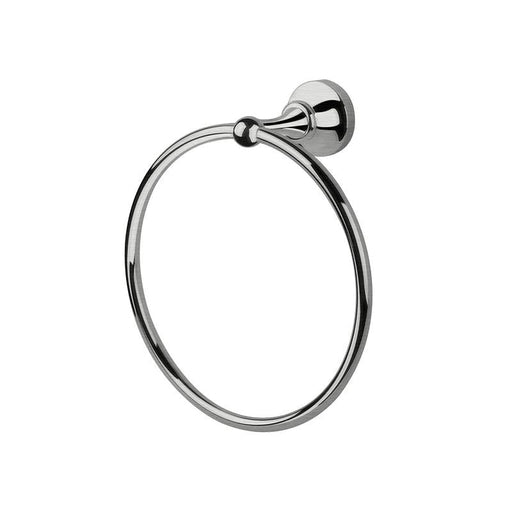 Abey Provincial Towel Ring Brushed Nickel-900052BN-blue-leaf-bathware