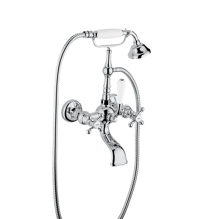 Abey Provincial Wall Mounted Bath Filler Chrome-700006-blue-leaf-bathware